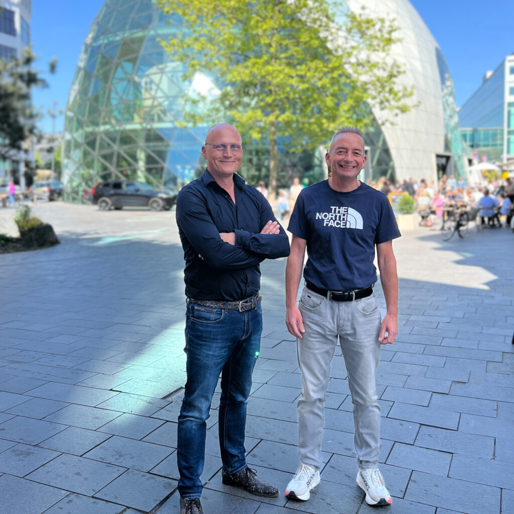De eigenaren van Rapasso; Henk en Siegfried